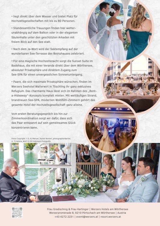 Werzers Hotels am Wörthersee – Magazinseite 9